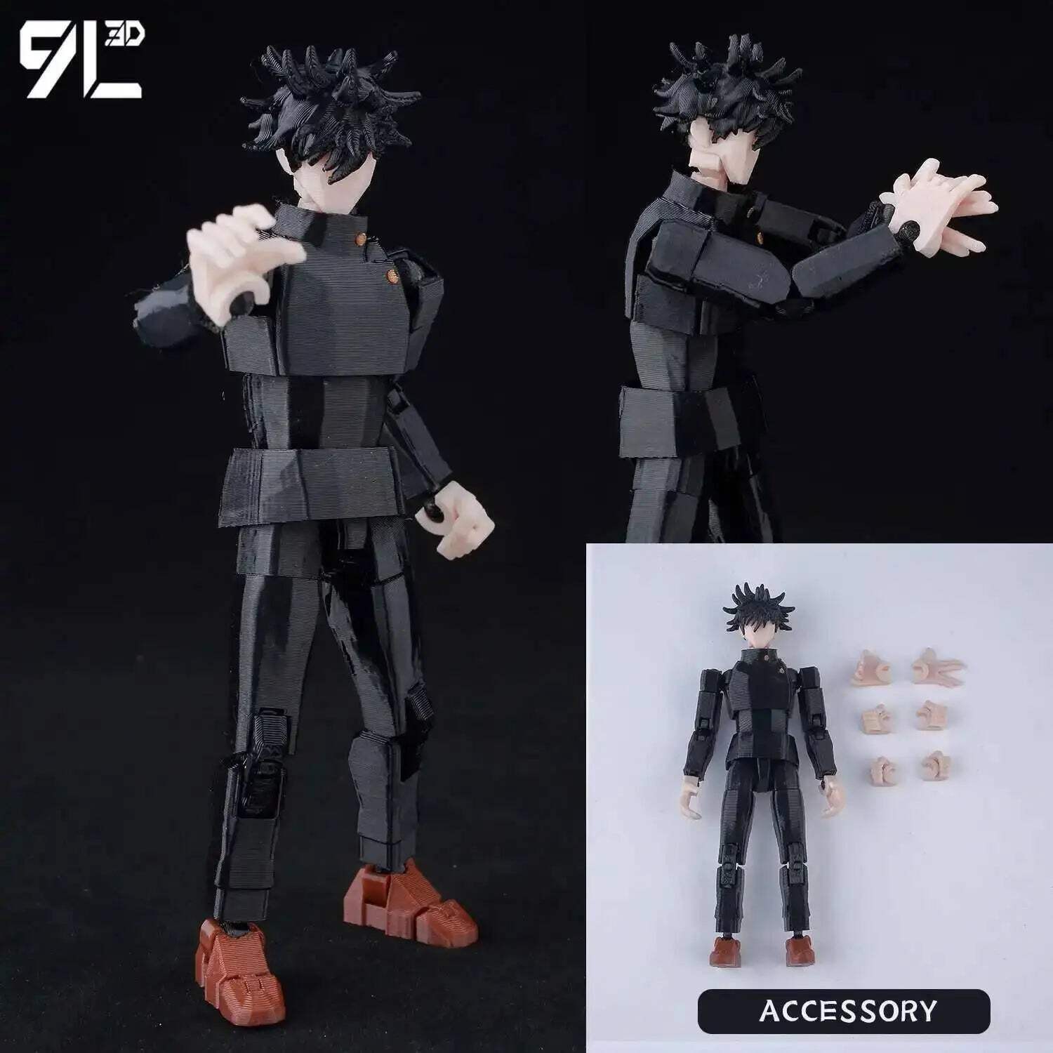 9L3D Lucky13 Gojo Sukuna Jujutsu Fushiguro Toji Gojo Satoru Action Figure Dummy1