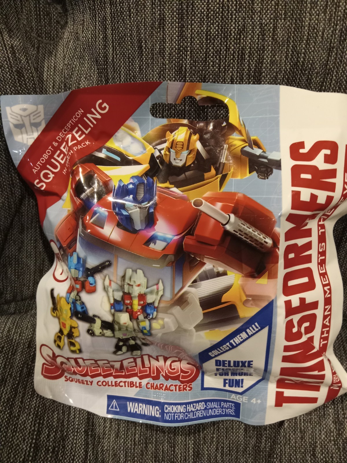 TRANSFORMERS SQUEEZELINGS SERIES 1 AGES 4 And Up Brand New