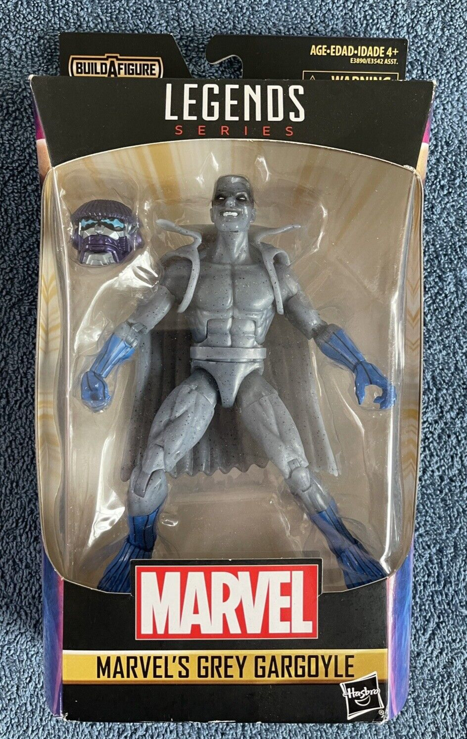 Marvel Legends GREY GARGOYLE 6&Prime; Figure (Hasbro, 2018) Kree Sentry BAF ~ NEW