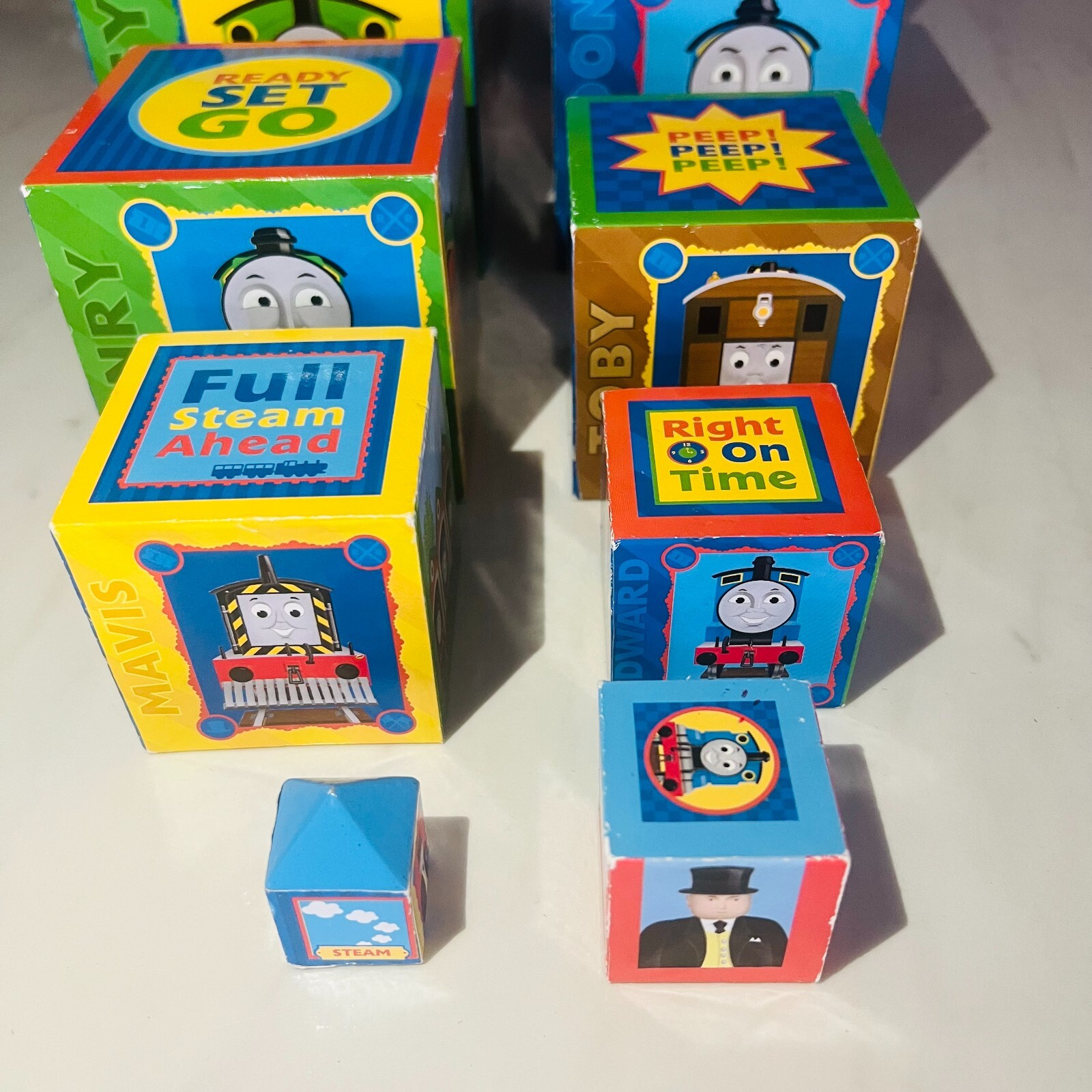 Thomas The Tank Engine – Nesting Stacking Blocks – Thomas & Friends – Rare 5&Prime;