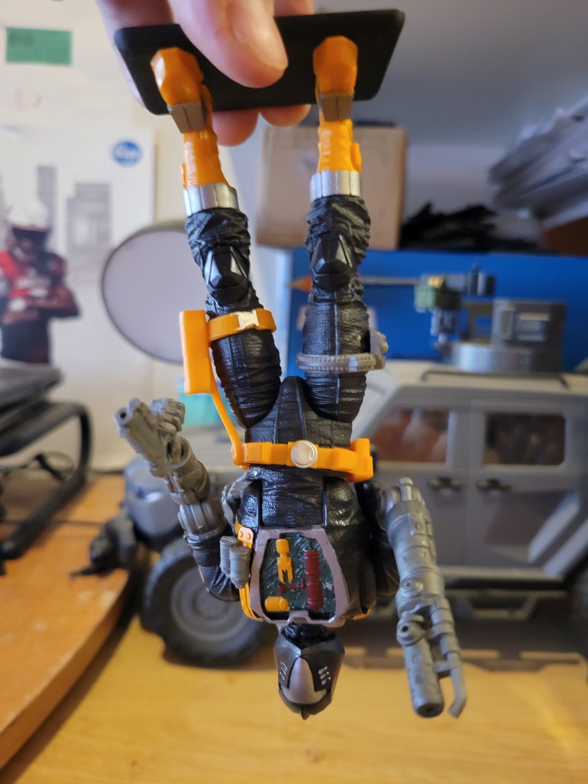 (LOT of 10) GI Joe Classified Custom Figure Stands Black – FREE SHIPPING