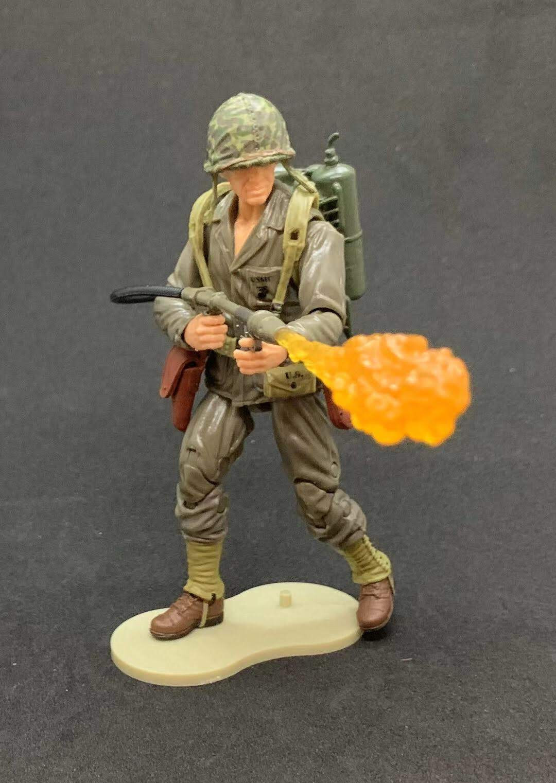 WWII – US FLAMETHROWER MARINE – Marauder 1:18 Scale 4&Prime; GI Joe Type Figure