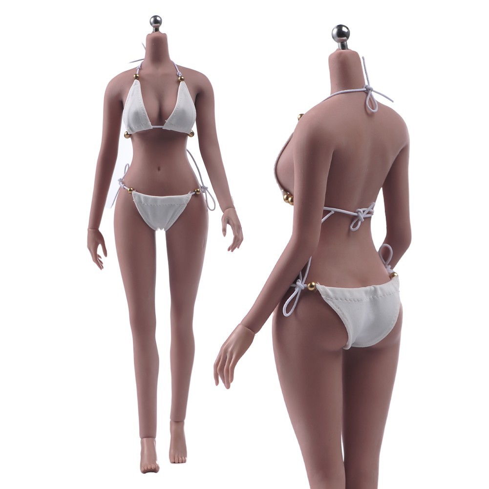 ANT T302H 1/6 Female Makeup Seamless Body Large Bust Copper Suntan Action Figure
