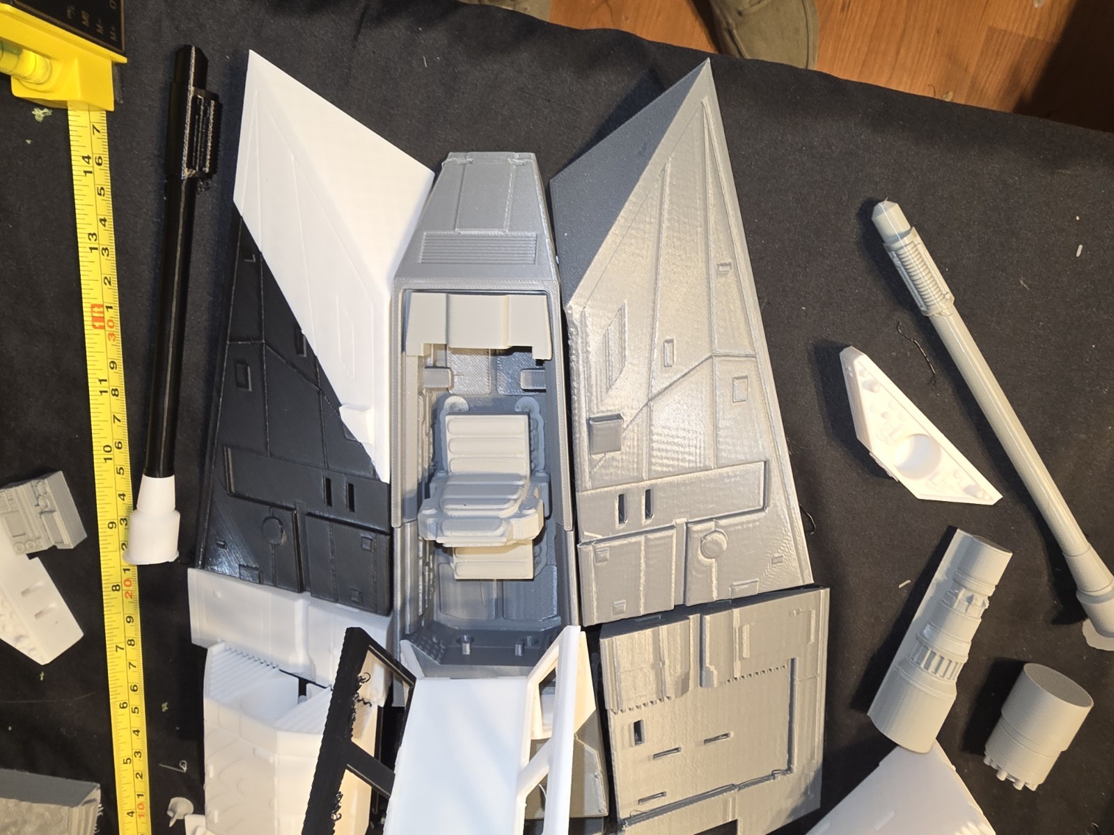 Star Wars 1/16 Scale 13&Prime; Snowspeeder Model Kit Custom 3d Print W Stand