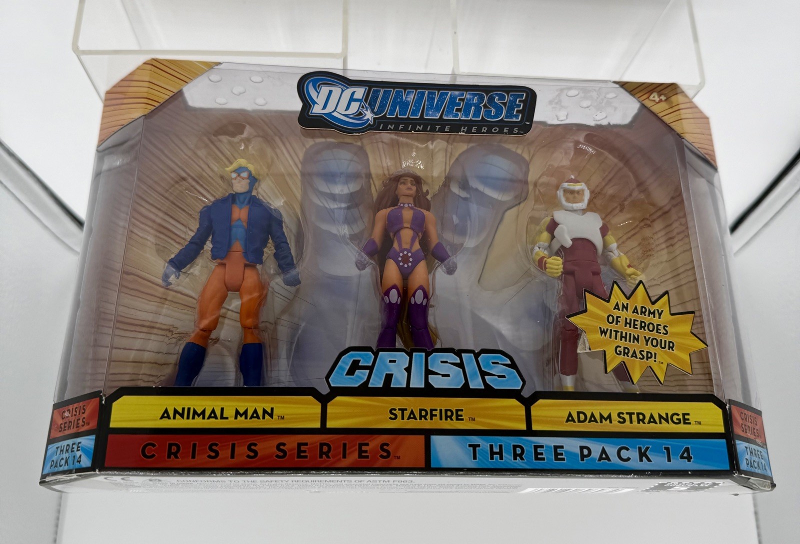 DC Universe Crisis Animal Man, Starfire, Adam Strange