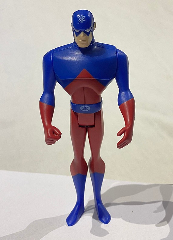 The ATOM with Small Atom Mini-Fig – Justice League Unlimited – JLU Action Figure