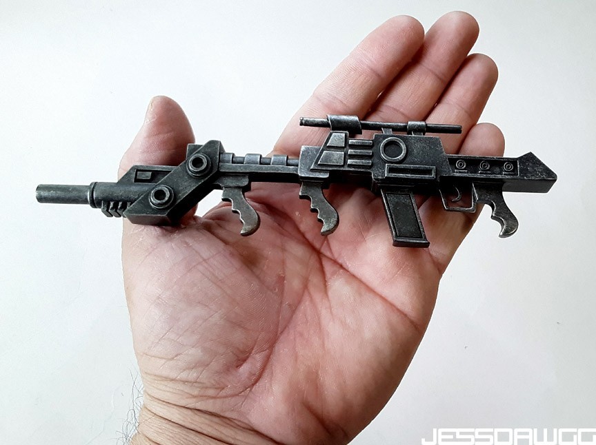 1/6 Sci-Fi blaster rifle for 12&Prime; Figure Star Wars hot Toys Sideshow Trek