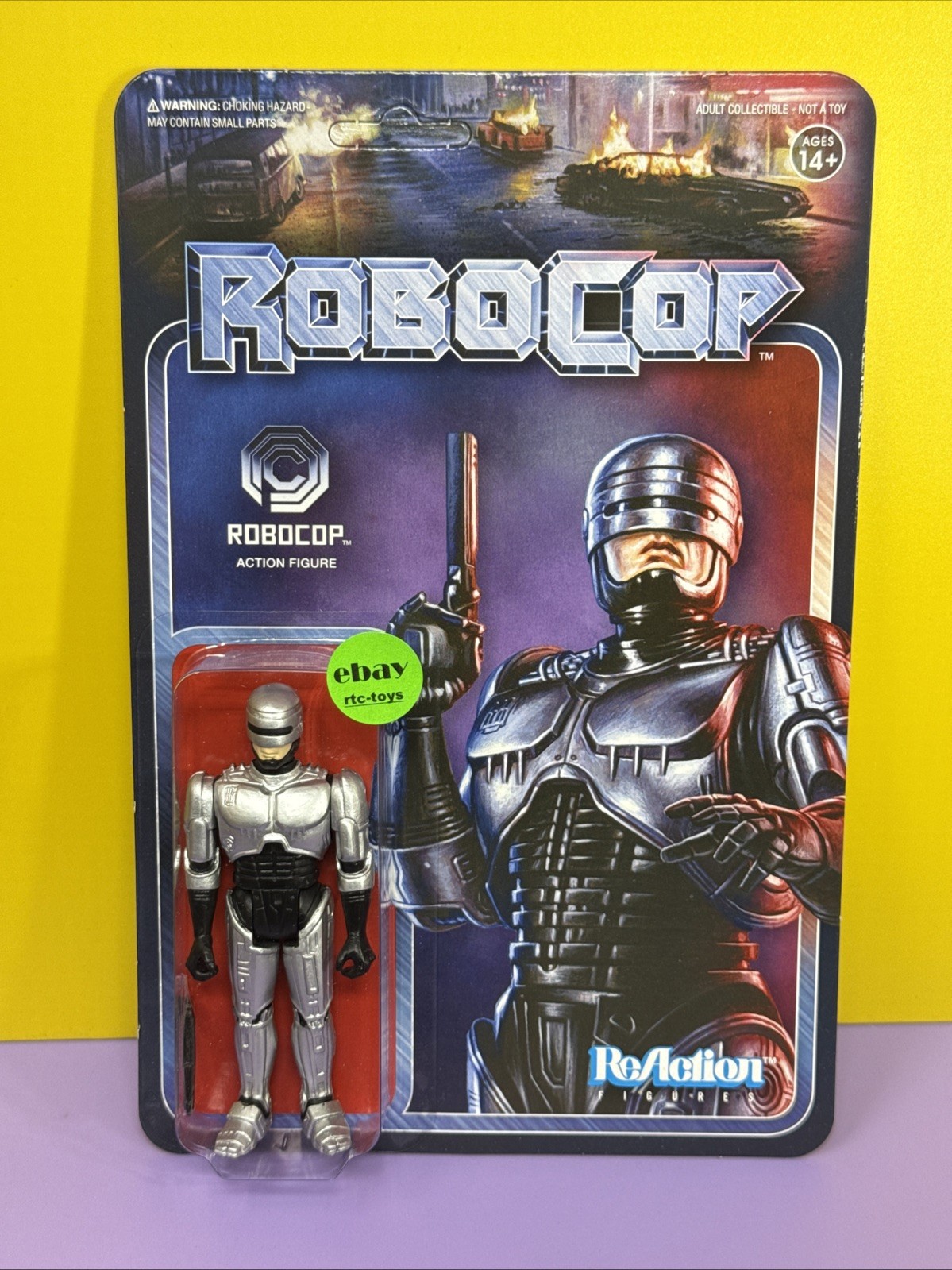 Super7 ReAction ROBOCOP 3.75&Prime; Action Figure NEW 2019