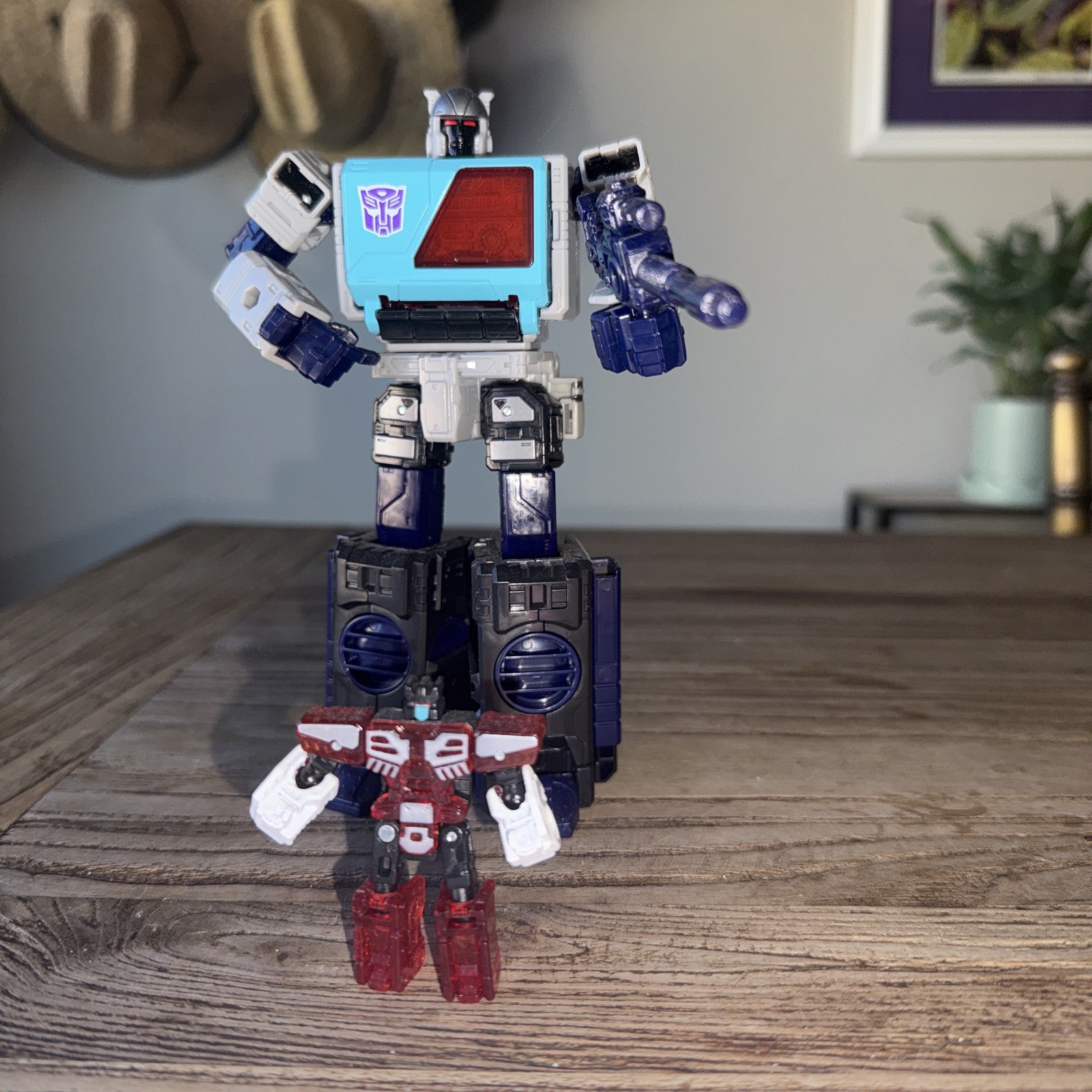 Transformers Generations Shattered Glass Blaster Rewind Complete w/instructions