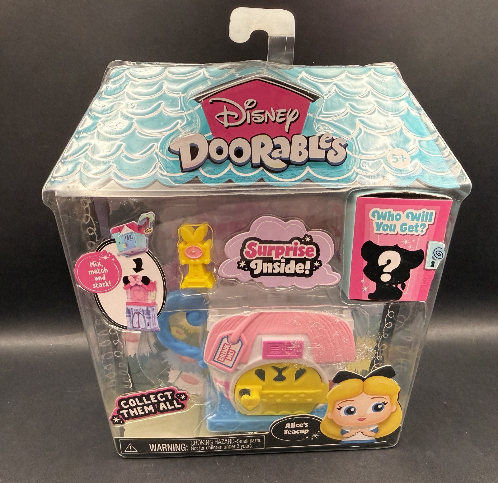 NEW Disney Doorables Alice&rsquo;s Teacup Play Set Alice in Wonderland