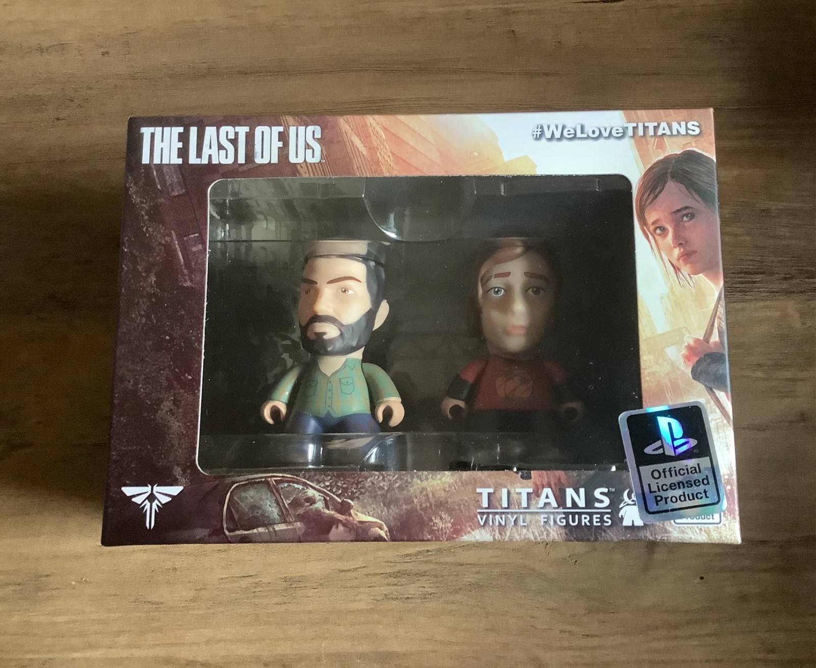 NEW The Last of Us Titans 3&Prime; Vinyl Figures Joel & Ellie PS Official Licensed