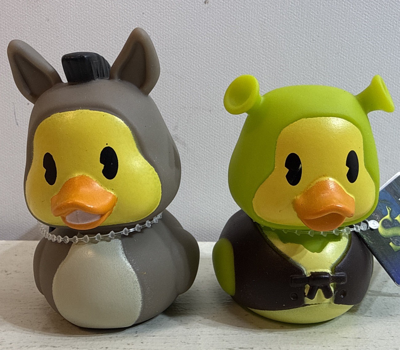 Dream Works Rubber Duck Set SHREK & DONKEY NEW #2