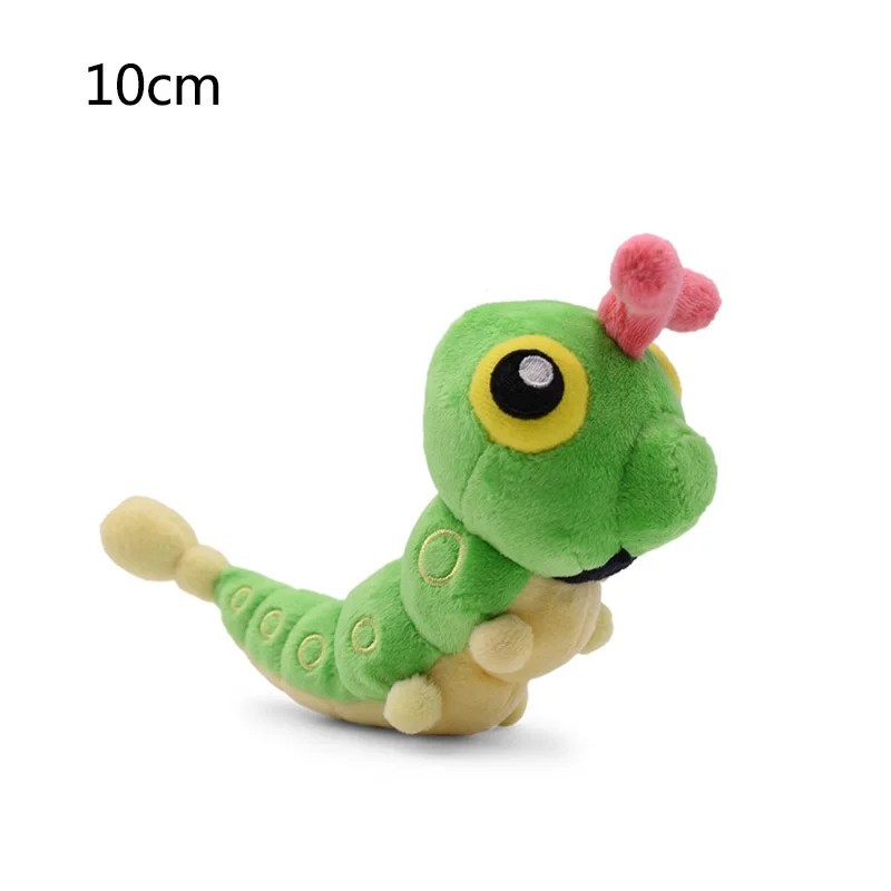 Kawaii Shiny Caterpie Plush Toys Poke me on Fit Caterpie Stuffed Animal Doll**