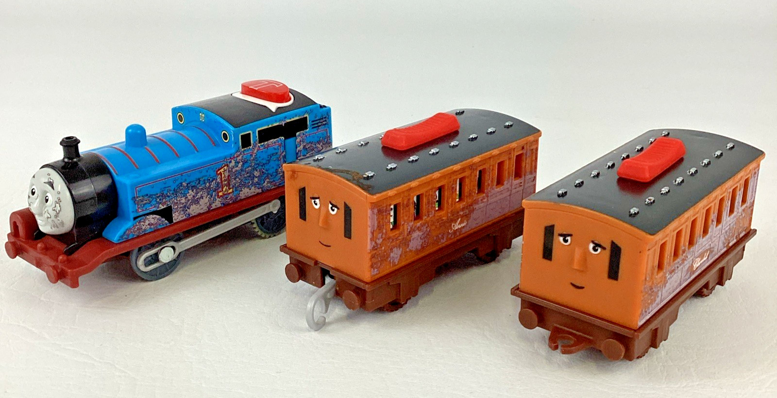 Thomas & Friends Trackmaster Greatest Moments Muddy Train Clarabel Annie Mattel