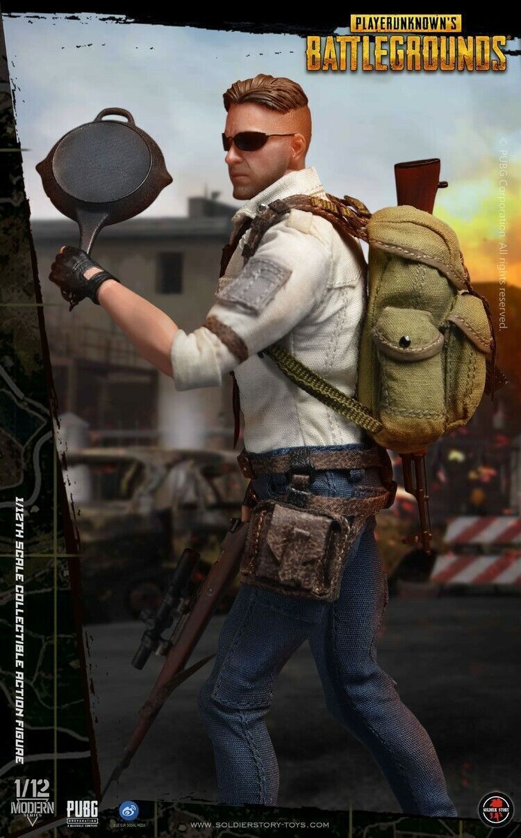 Soldier Story SSG-001 PUBG PlayerUnknown&rsquo;s Battlegrounds 1/12 Action Figure Gift