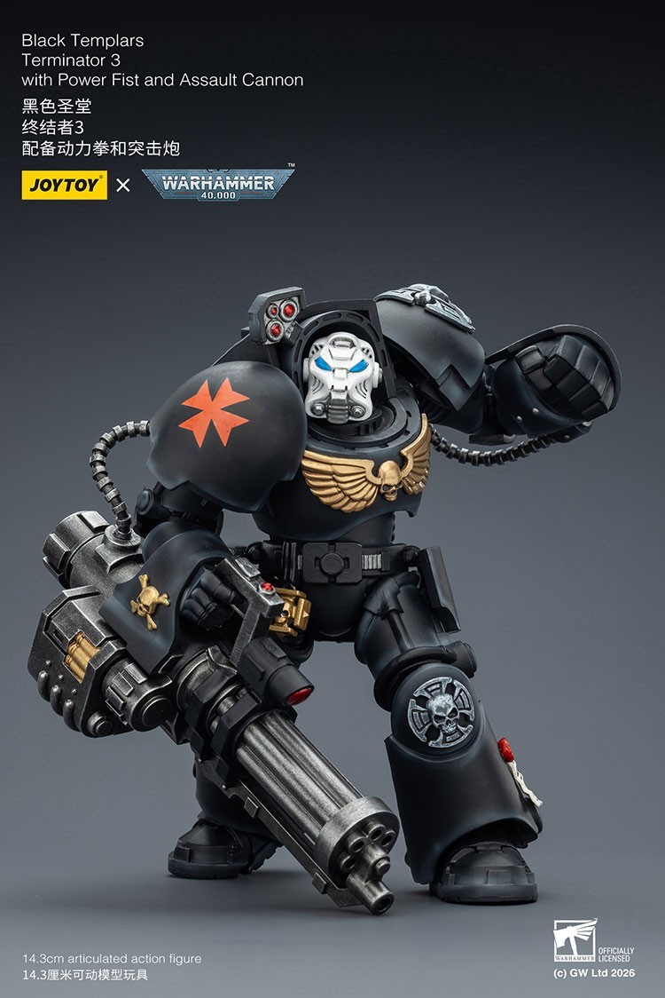 Joytoy Warhammer 40K Black Templars Terminator 3