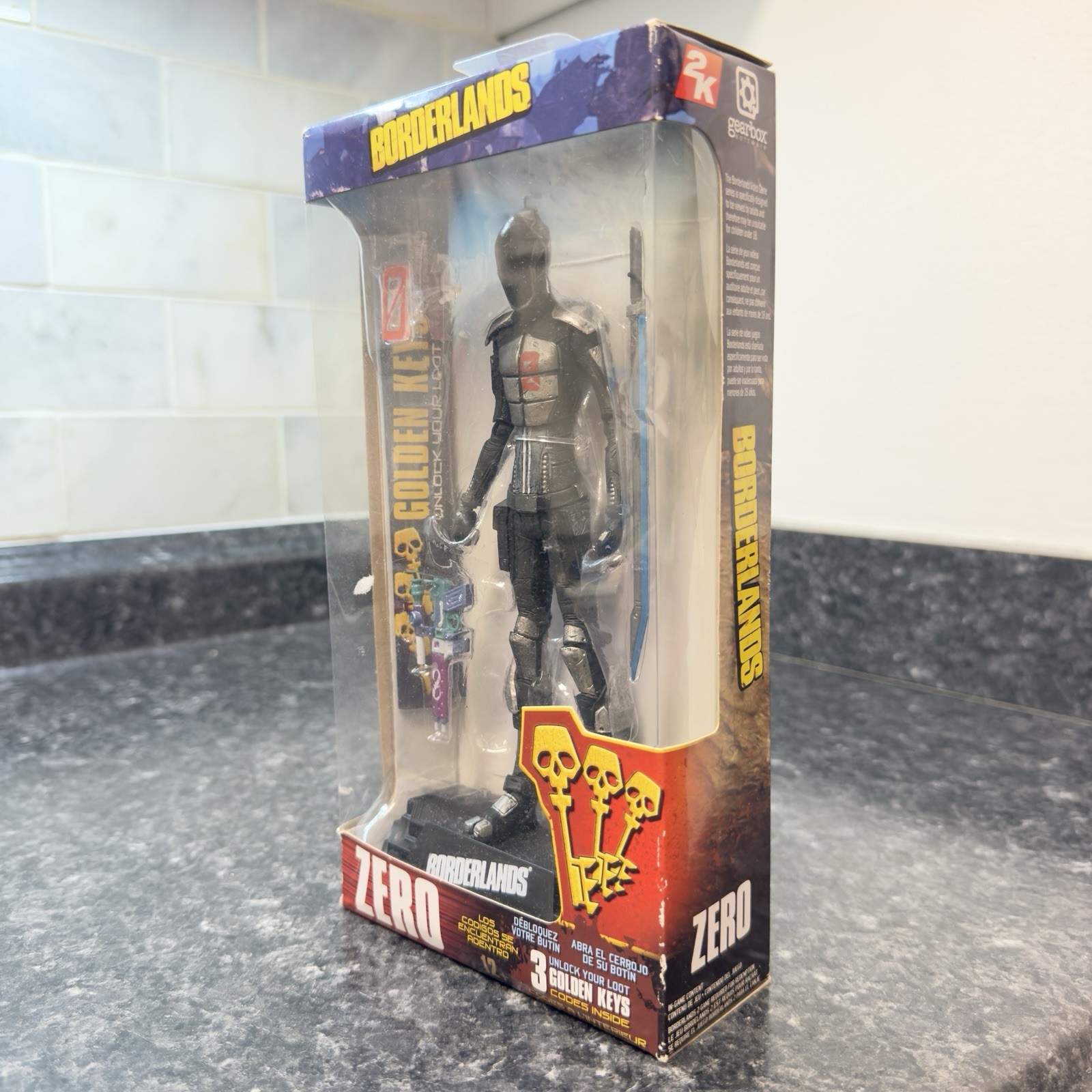 MCFARLANE Borderlands Zero Figure Gold Key Edition NEW SEALED AUTHENTIC COMPLETE