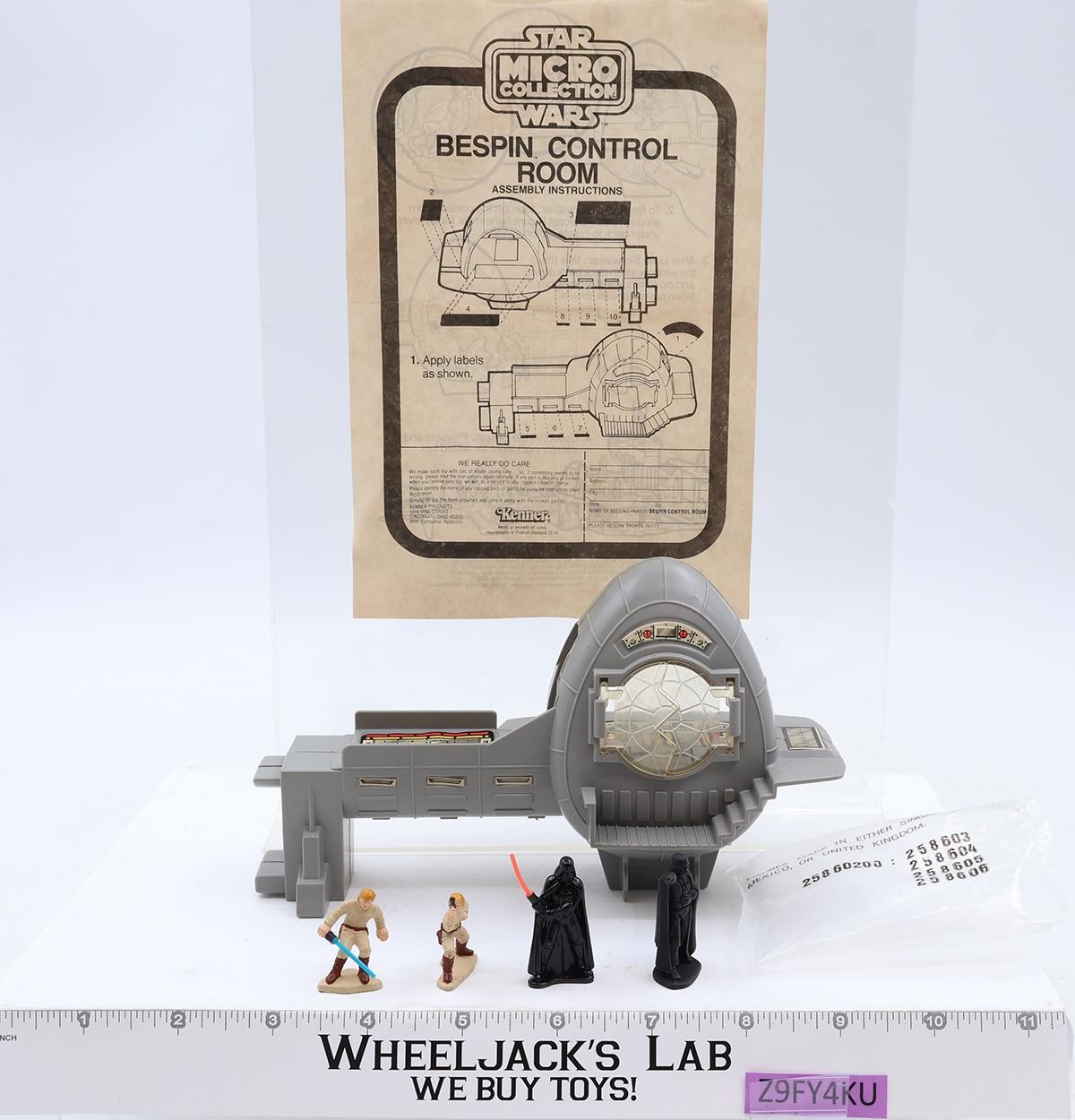 Bespin Control Room 100% Complete MICRO COLLECTION Star Wars 1982 Kenner Playset