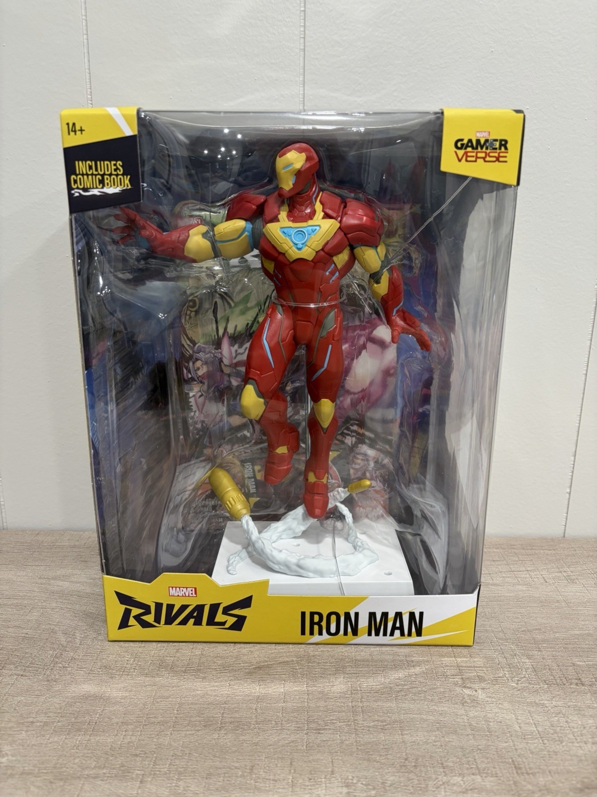 Marvel Rivals Iron Man Gamerverse 1:6 Figure w/ Comic Brand New