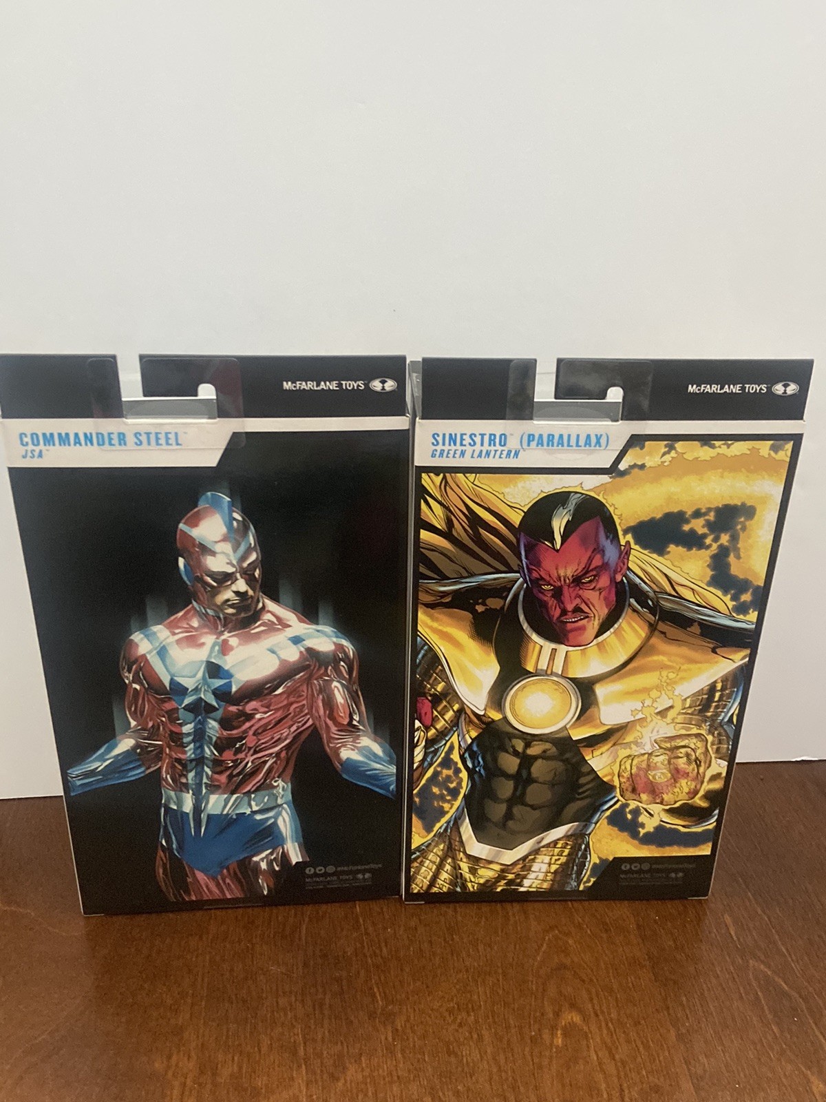 DC Multiverse JSA Gold Label Collection COMMANDER STEEL / SINESTRO / Mcfarlane