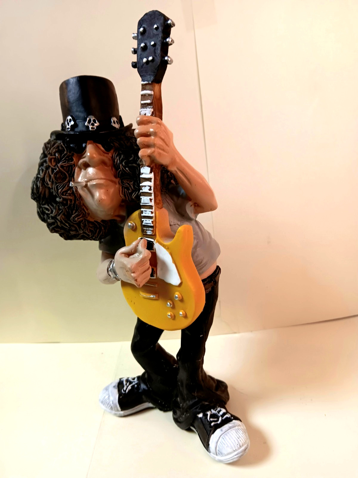 Guns & Roses – SLASH 7-3/4&Prime; Figure – Solid Heavy Resin/ Hand Painted