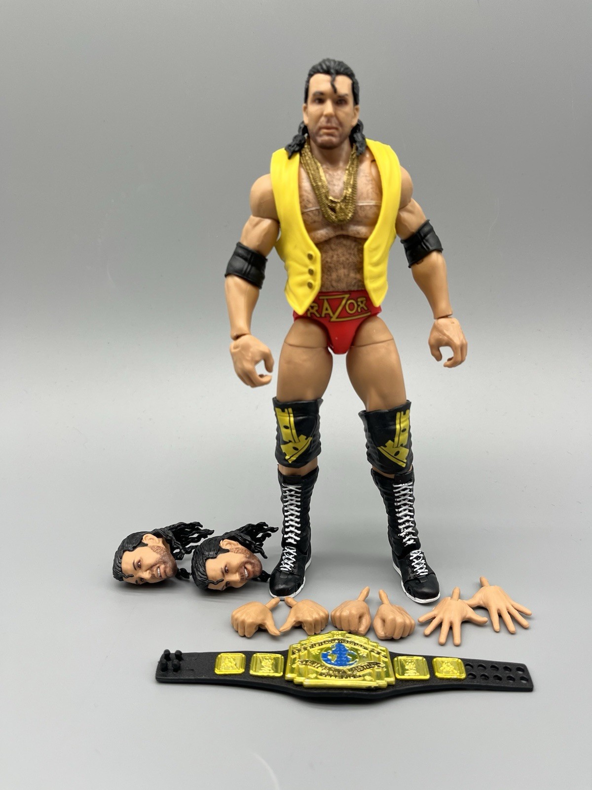 Mattel Ultimate Edition Razor Ramon Yellow Wrestling Action Figure WWE
