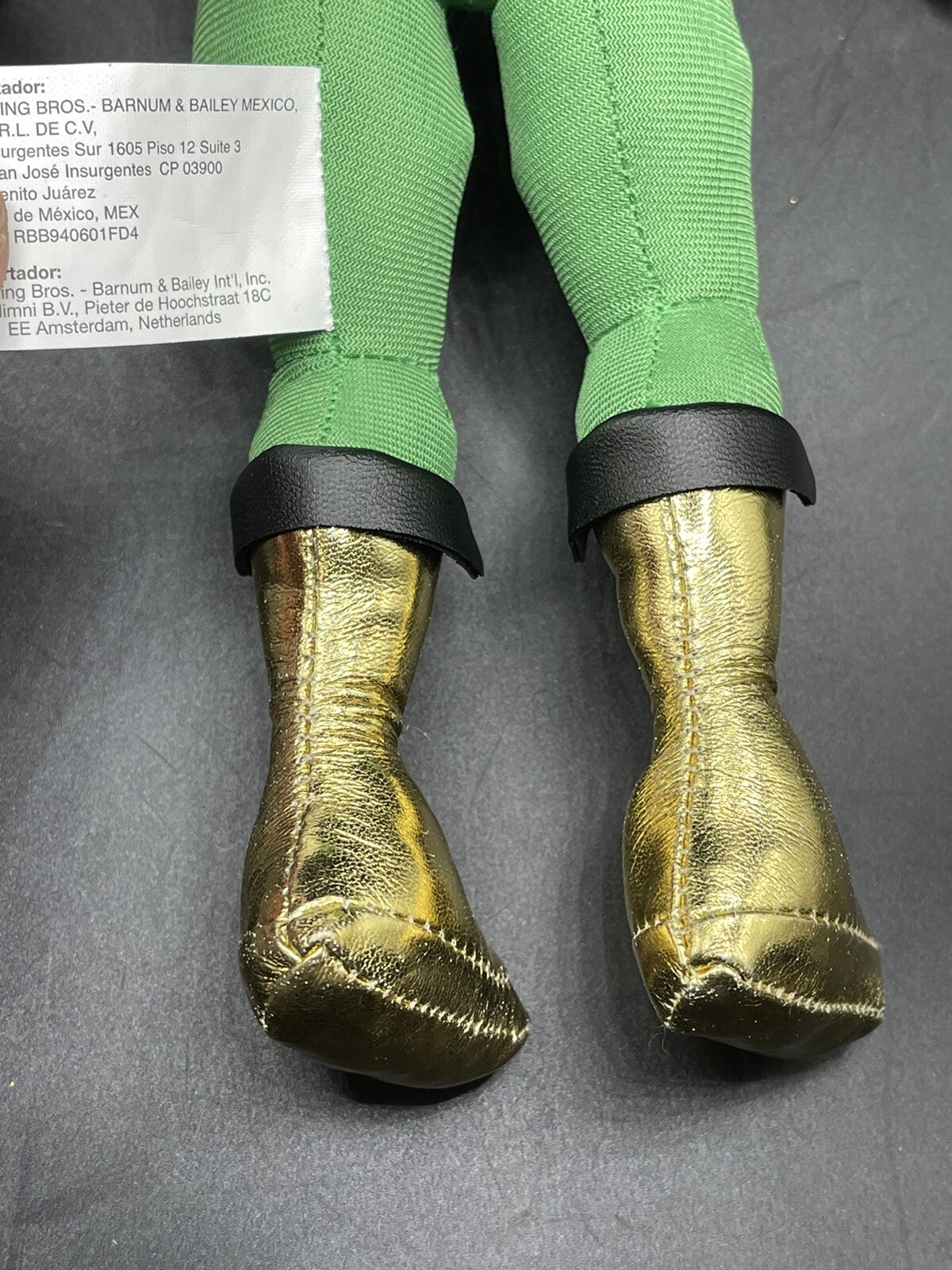 Ringling Bros Barnum Bailey Circus Marvel Loki Souvenir Plush Plastic Head Doll