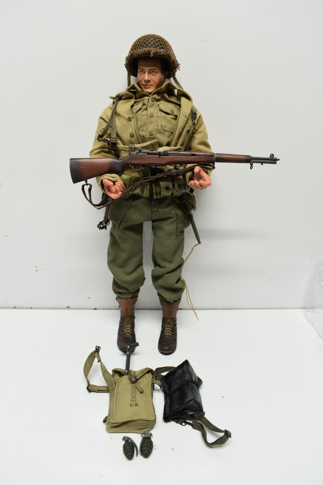 WWII D-Day 1/6 Action Figure Vince US Army 246th Combat Engineer 12&Prime; Elite Force