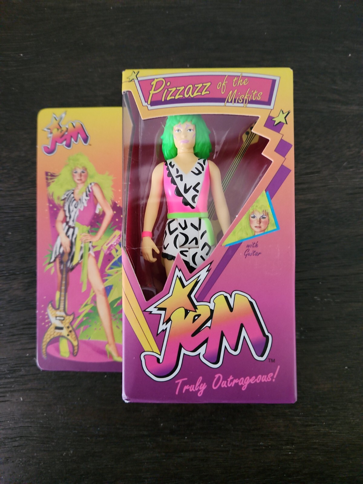 Jem & The Holograms: PIZZAZ Super7 Hasbro SDCC Exclusive Retro Box