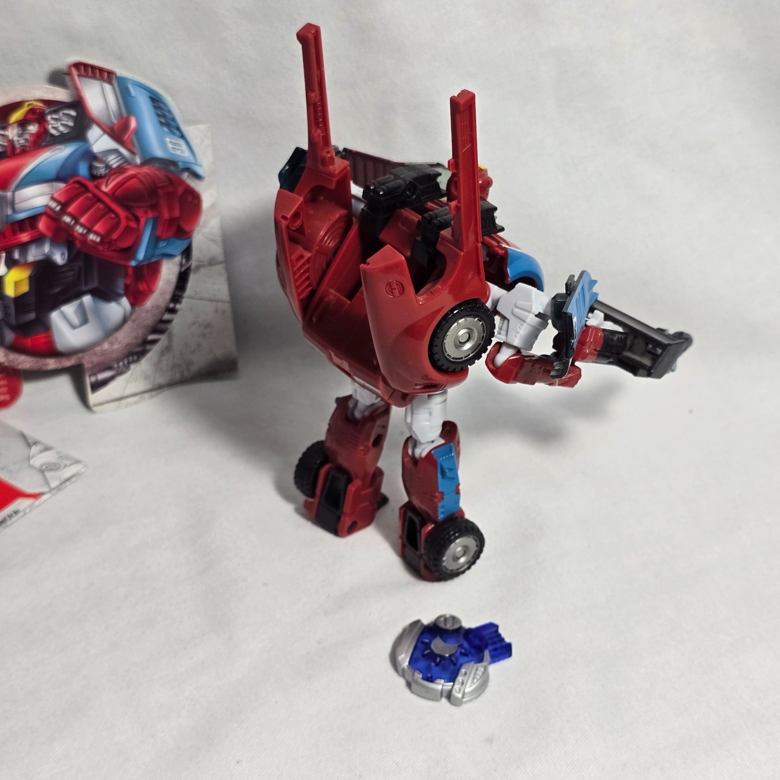 Transformers Cybertron 2005 – Deluxe Class SMOKESCREEN – Complete w/ Cardback!!!