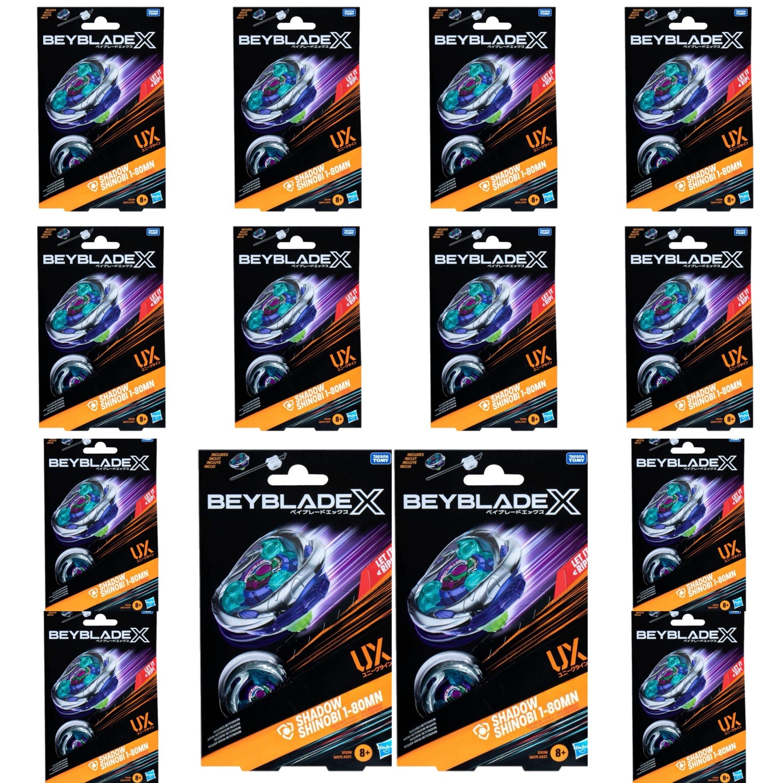 Beyblade X Lot 14 Hasbro Shadow Shinobi 1-80MN UX Series NEW SEALED FAST SHIP ⚡️