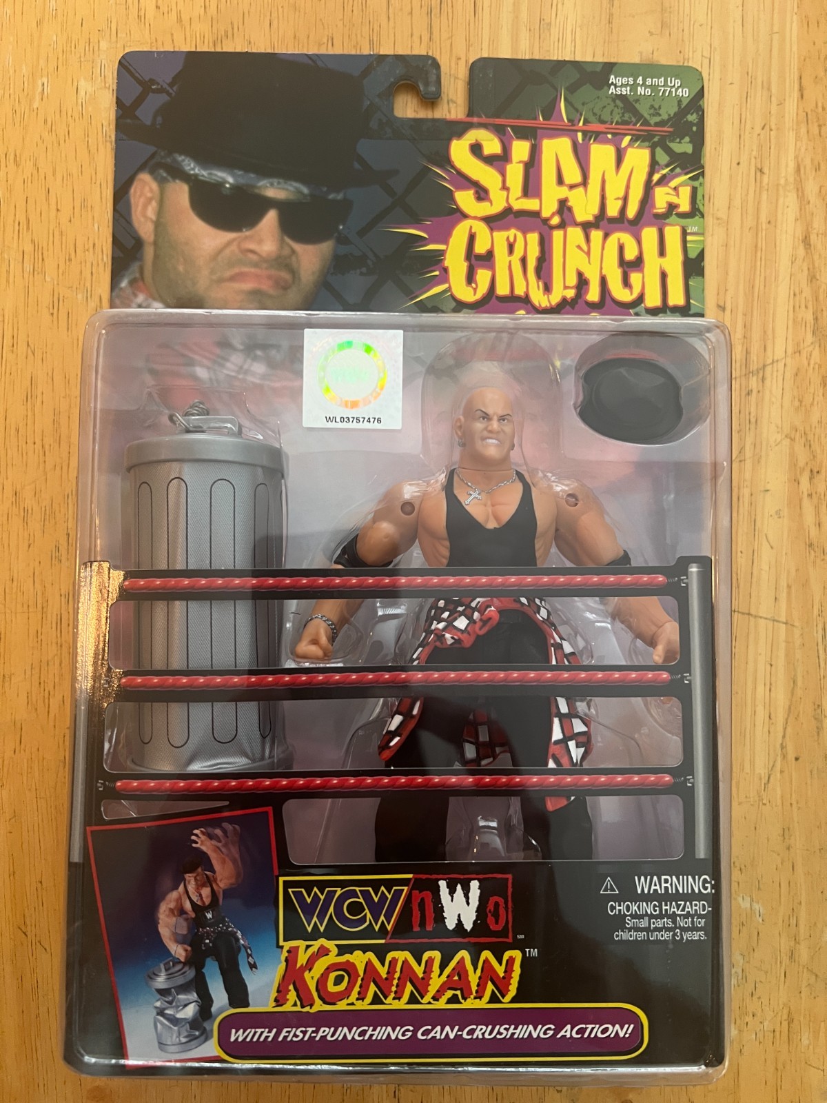 KONNAN – Toy Biz SLAM n CRUNCH – Filthy Animals WCW nWo AAA LAX Lucha Libre