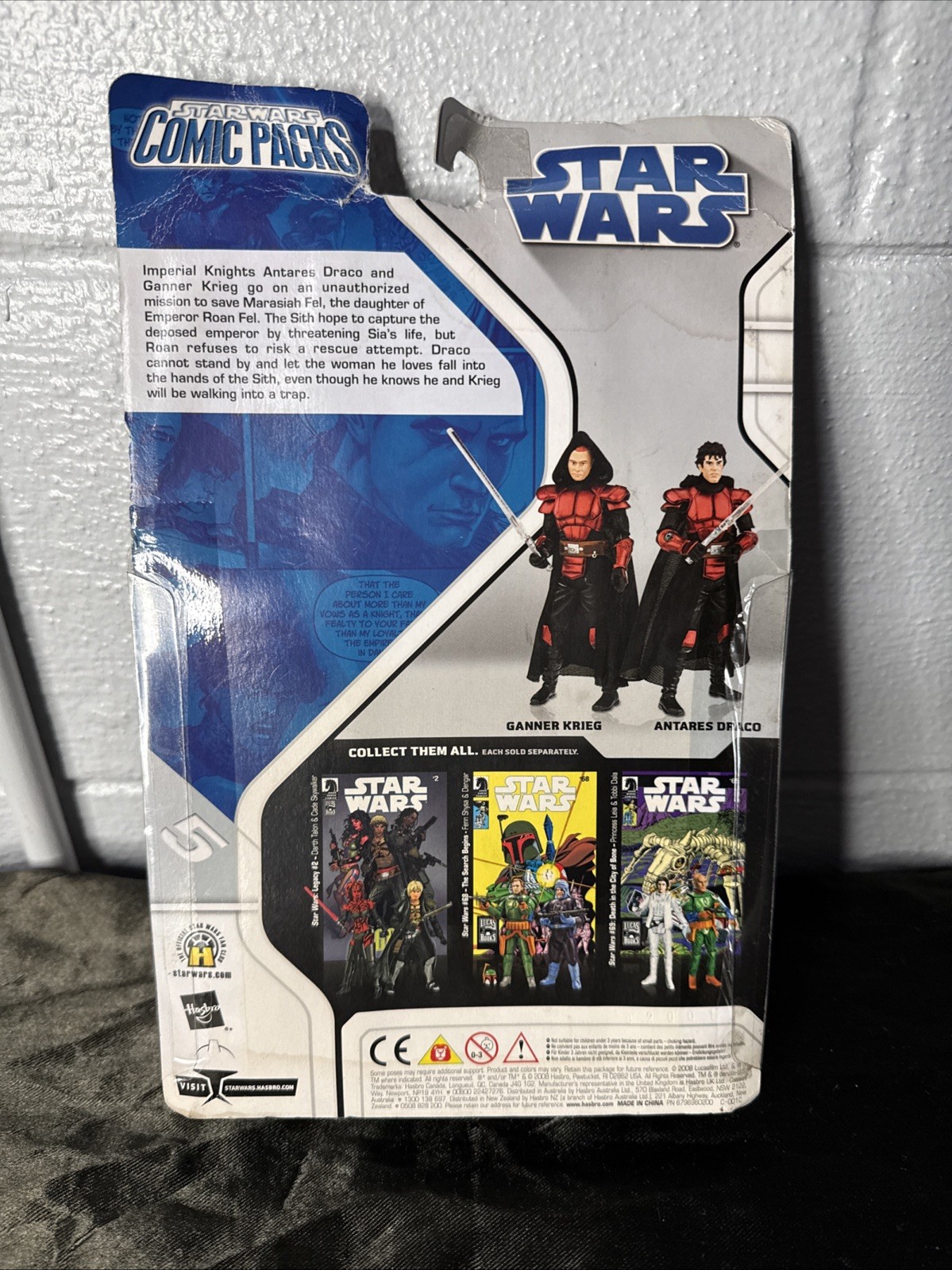 2008 Star Wars Comic Pack #5 Antares Draco & Ganner Krieg Legacy #6 – Danger Pkg