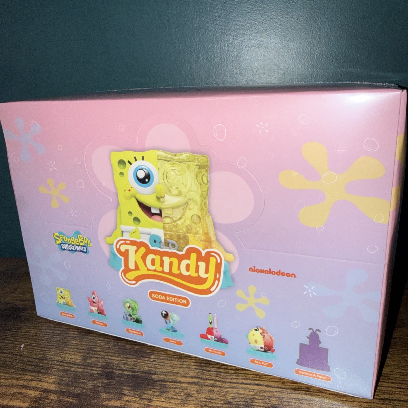 6 Mighty Jaxx Spongebob Squarepants x Kandy Soda Edition Blind Box Sealed Case