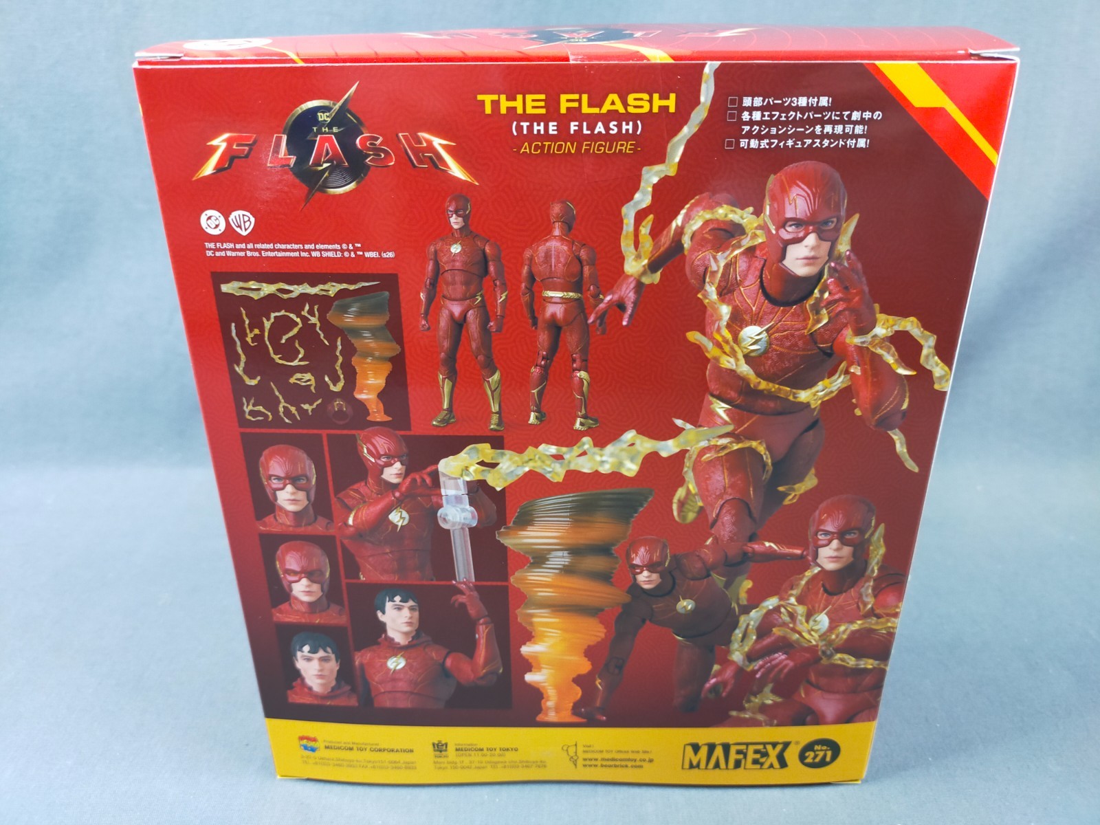 MAFEX No.271 MAFEX THE FLASH (The Flash) Medicom Toy Japan NEW