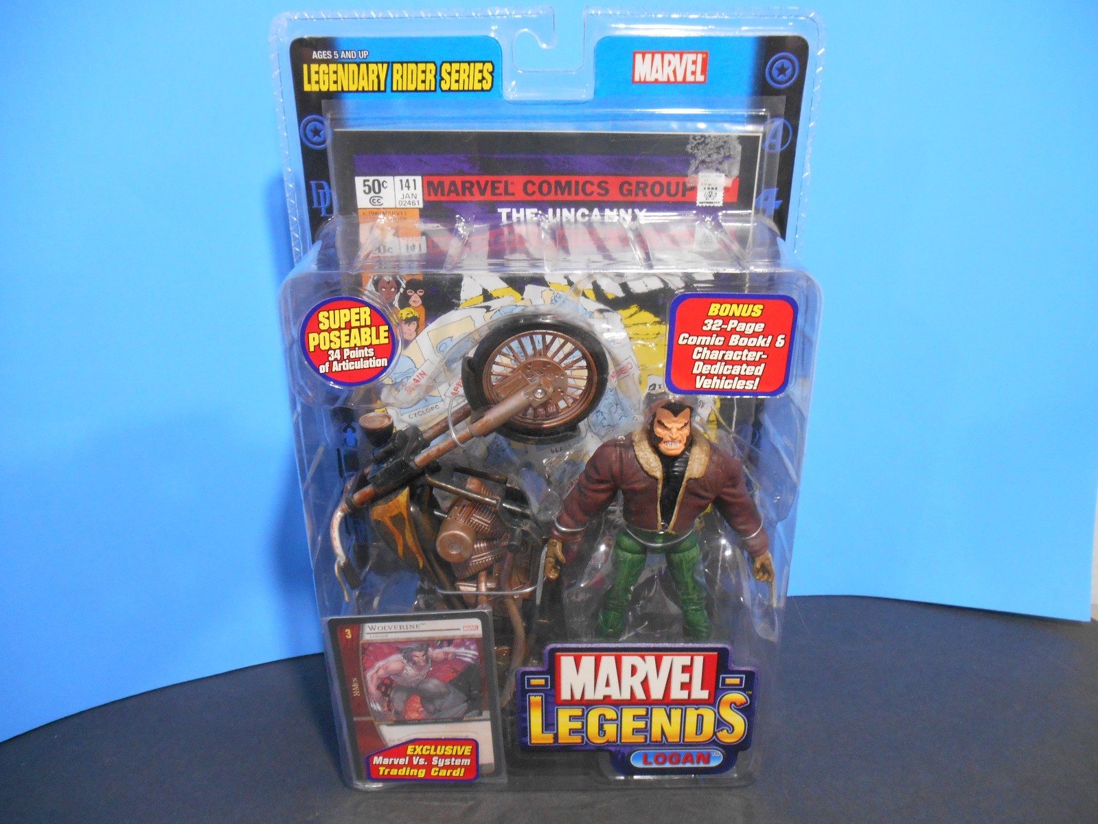 Logan Toy Biz Marvel Legends Legendary Riders Series Sealed 2005