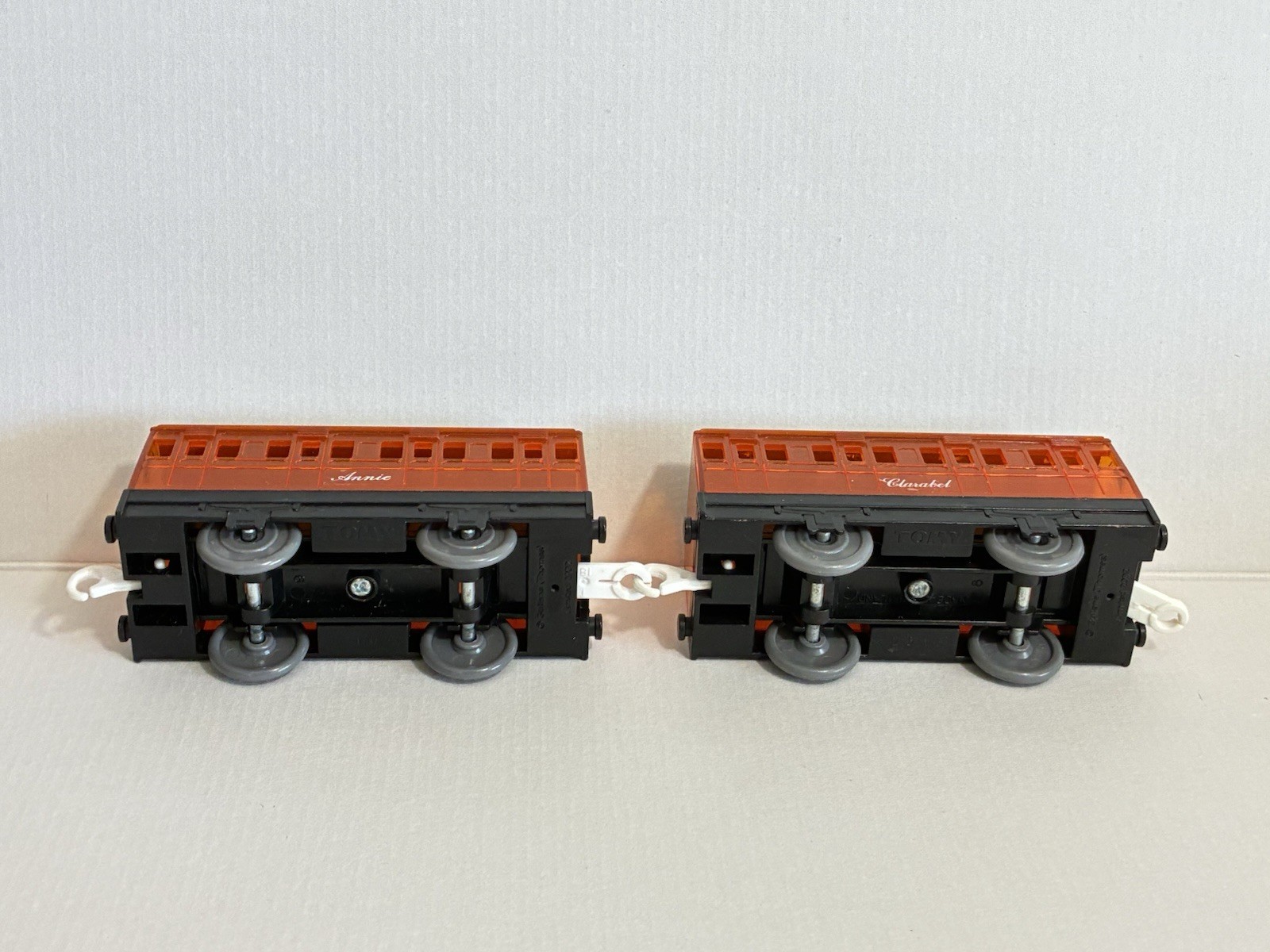 Tomy Thomas Plarail Clear Transparent Coaches Annie and Clarabel