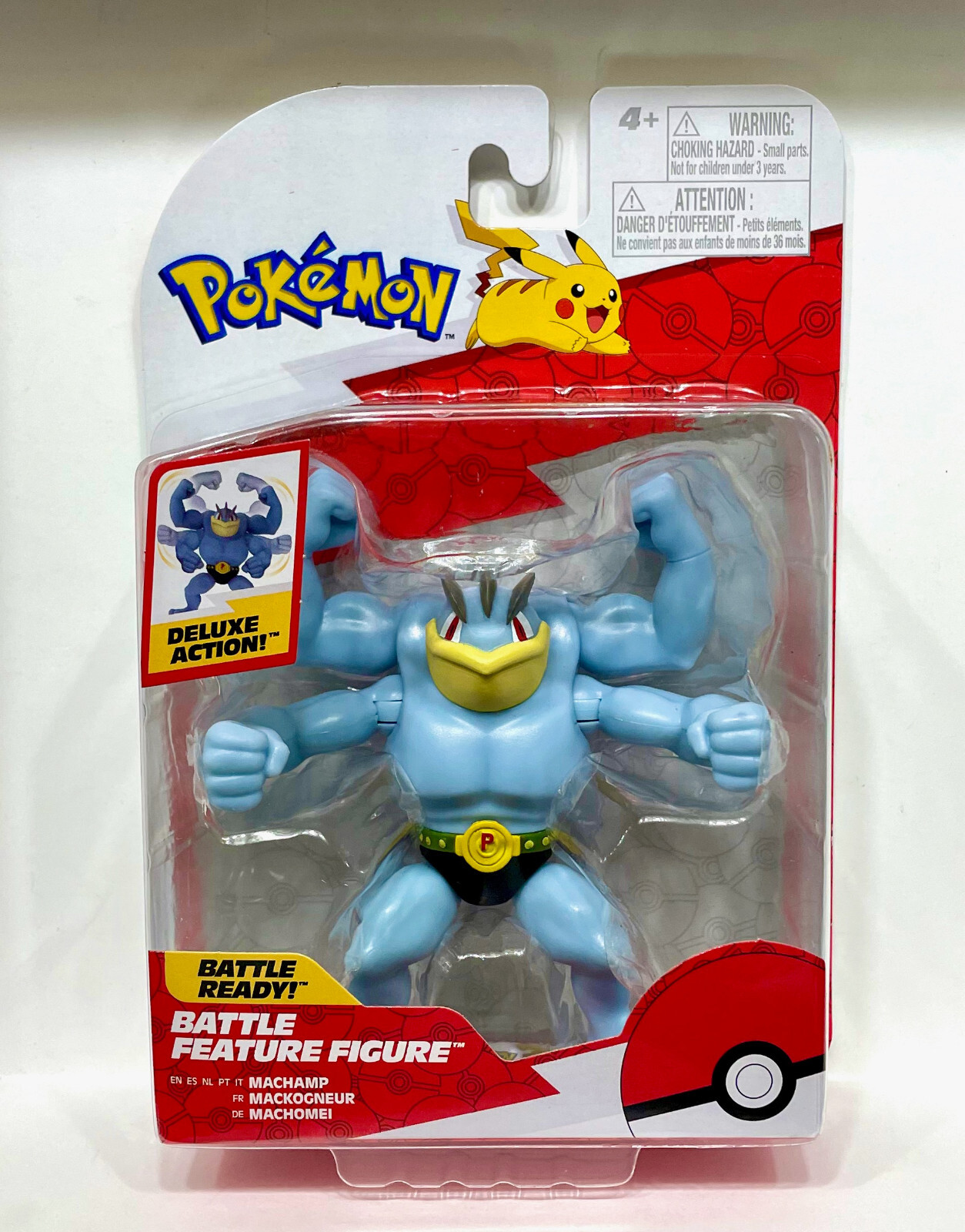 Jazwares Pokemon Battle Feature Figure Machamp (97917) (2024) (NISB)
