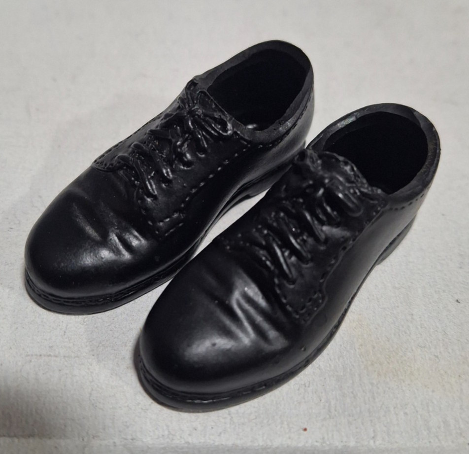 1/6 Scale Modern Black Dress Shoes Casual for 12&Prime; Figures JM-206