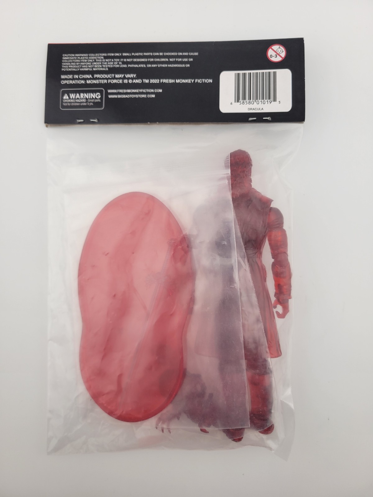 Operation Monster Force BLOOD PRINCE Dracula Exclusive Translucent Red BBTS NEW