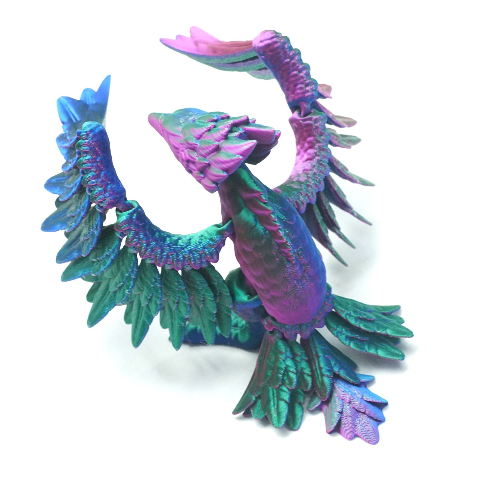 3D Printed Phoenix Model,Articulated Animals figure,Fidget Toys Home Decor