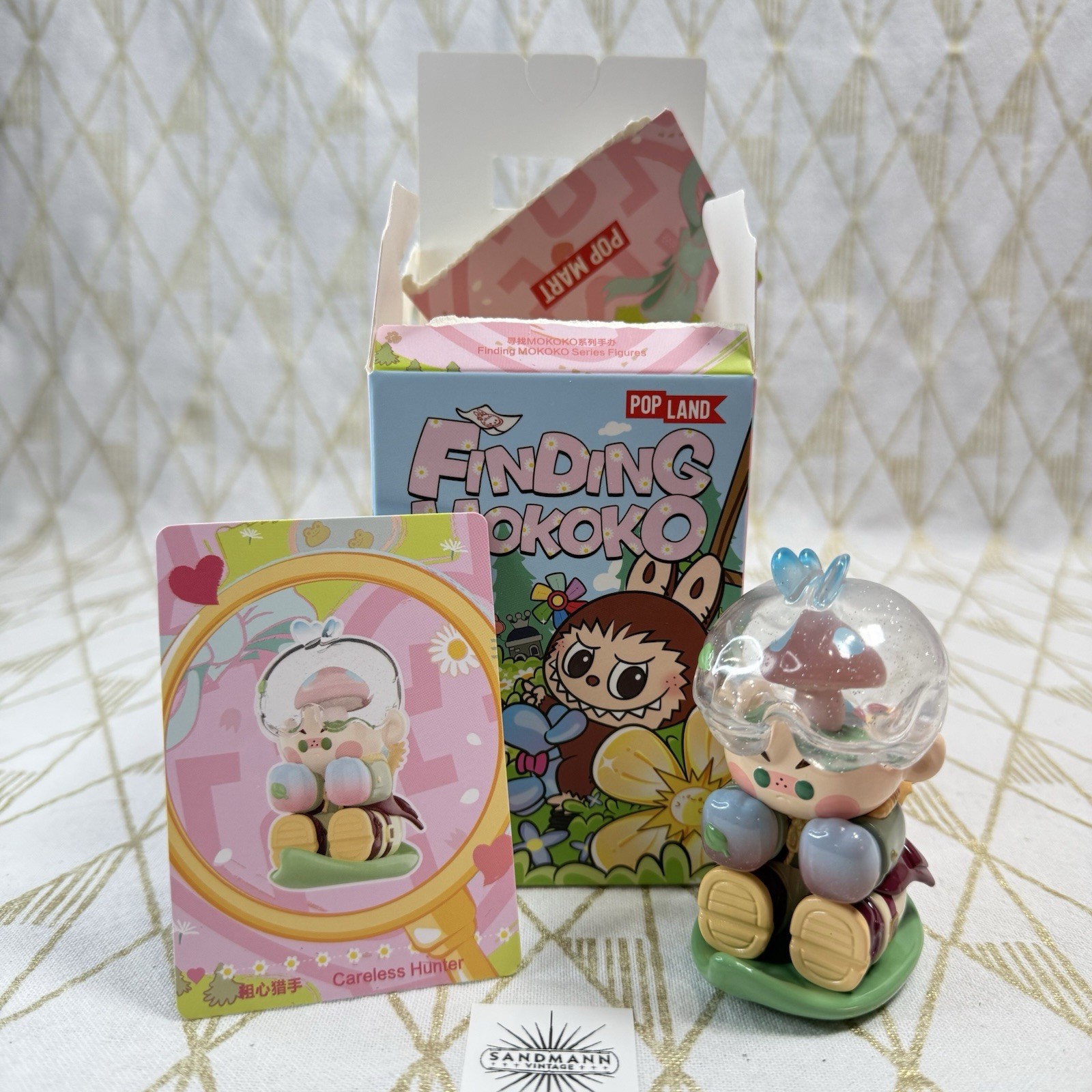 Mart Finding MOKOKO Series Labubu Careless Hunter open box USA seller