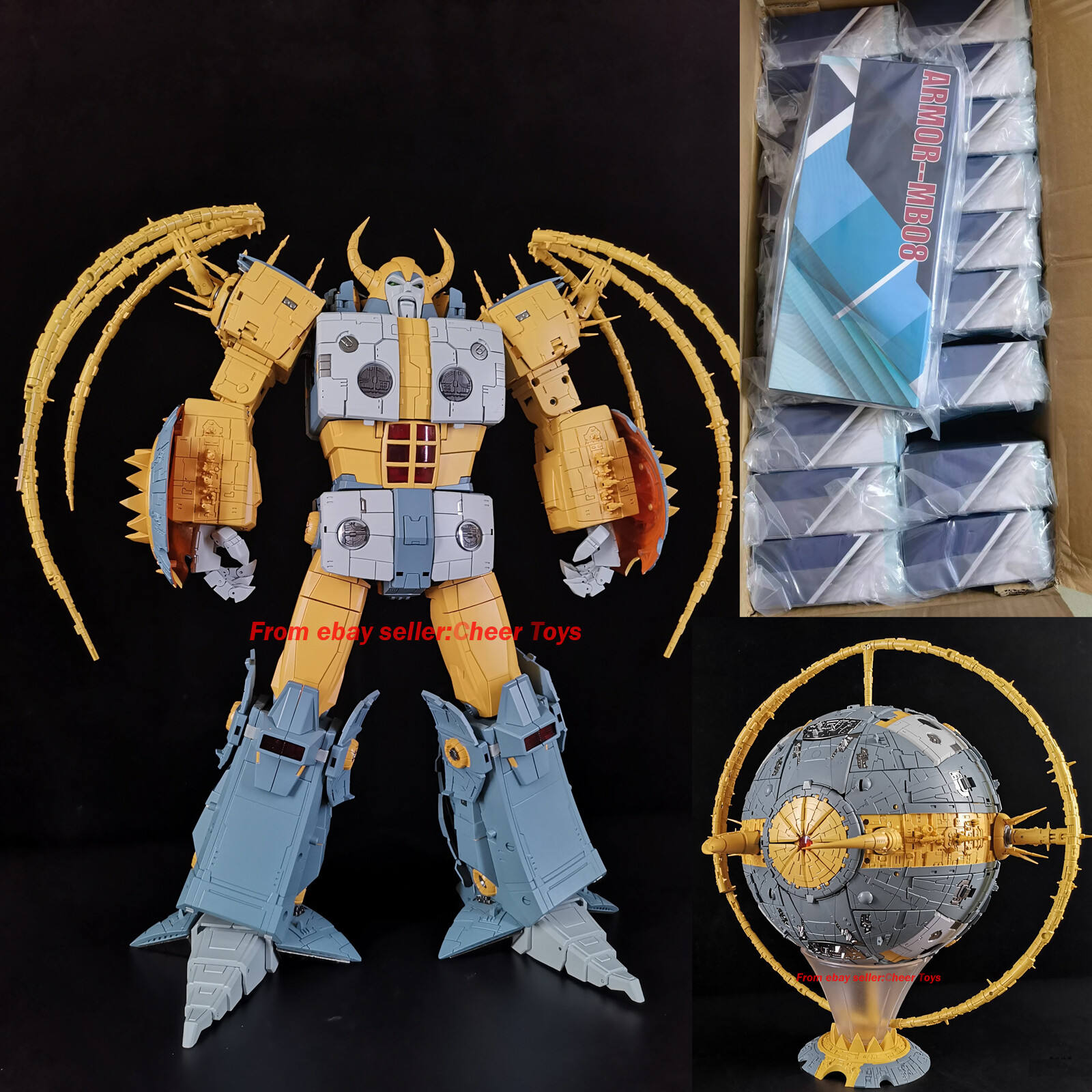 2022 New 01-STUDIO War For Cybertron Unicron Animation Colors In Stock