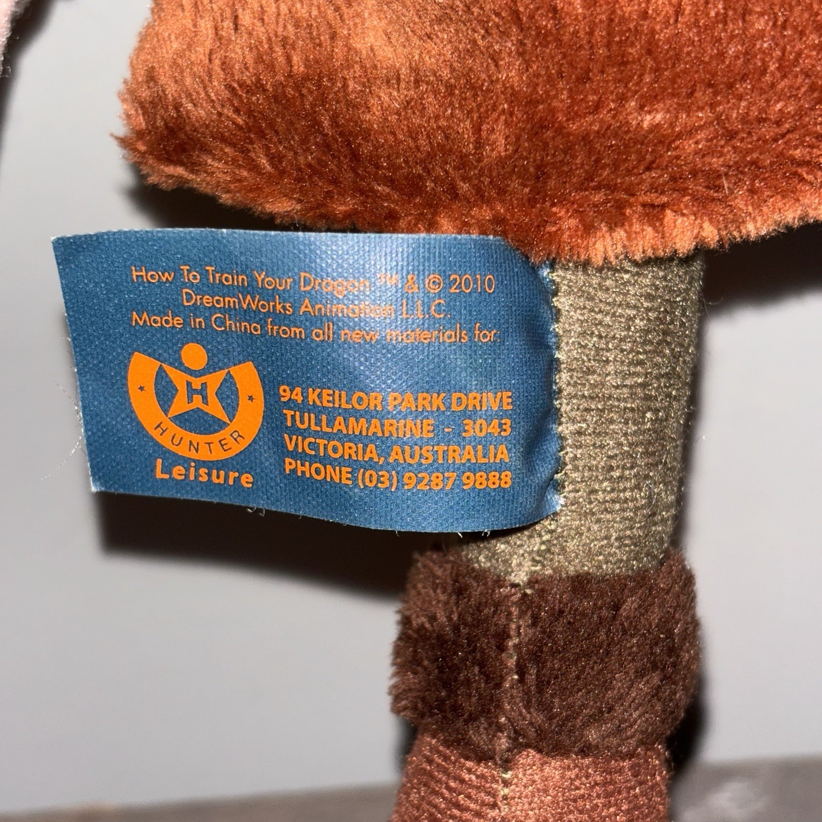 How To Train Your Dragon Hiccup Haddock Plush Doll Rare 2010 Australia Release