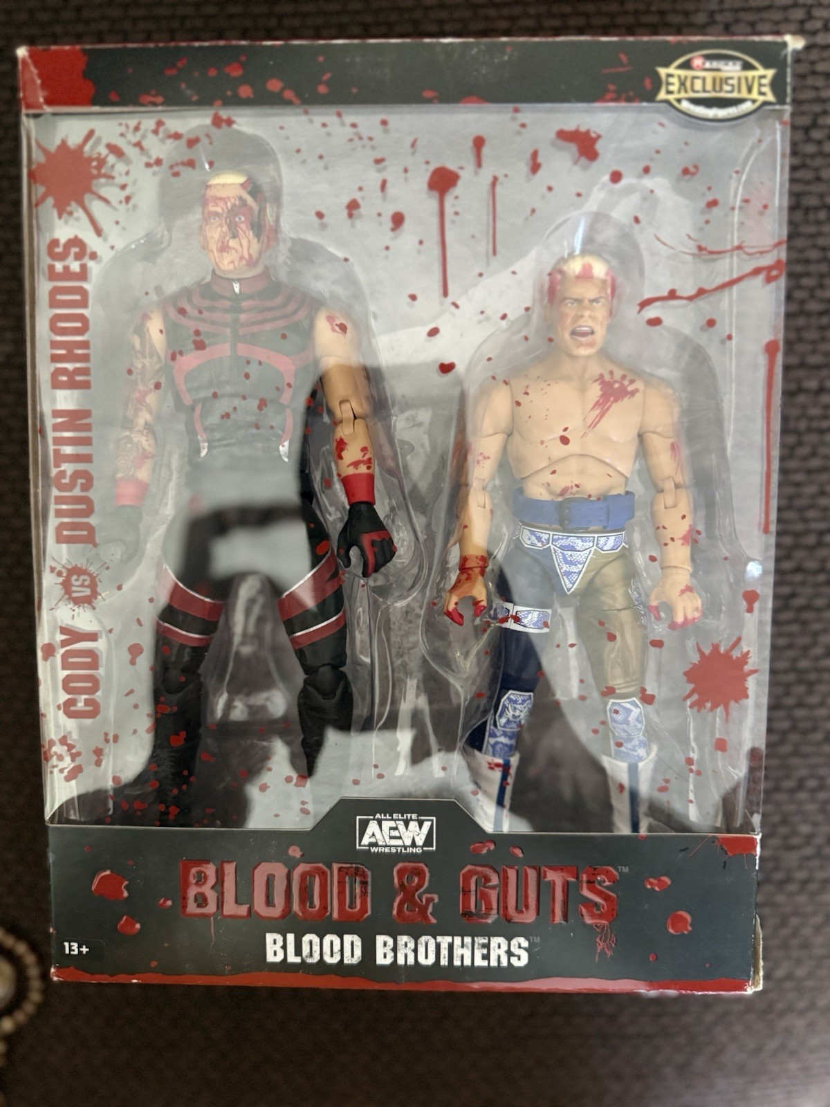 AEW Blood & Guts Blood Brothers Cody Rhodes & Dustin Rhodes Exclusive 2-Pack Set