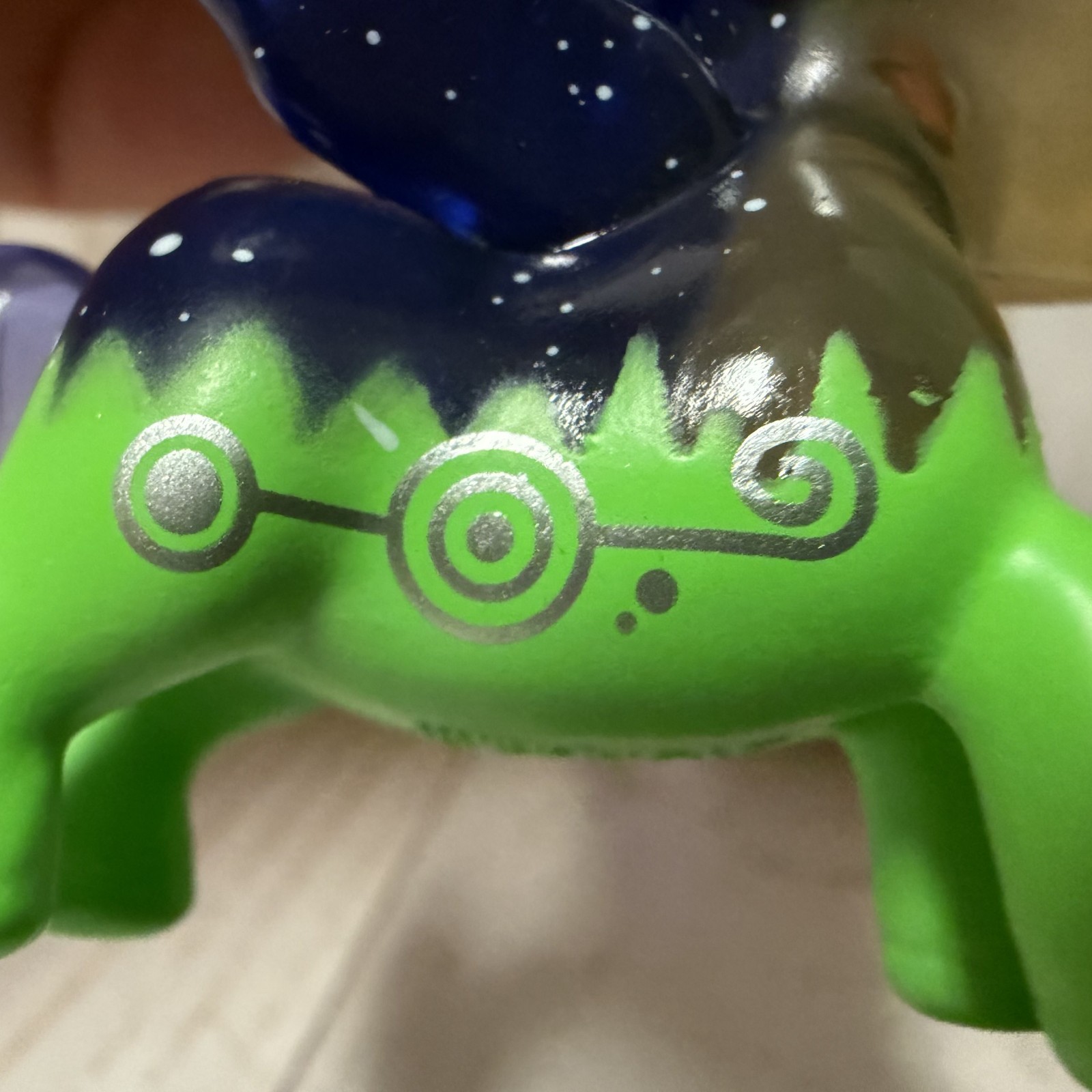 Tokidoki Unicorno After Dark 3 Spacey Unicorn Figure Alien UFO Rare HTF 2 Inch