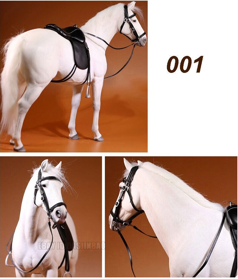 Mr.Z Animal 1:6 Resin Simulation Toy Hanoveria Horse Figure 5 Color W/harness