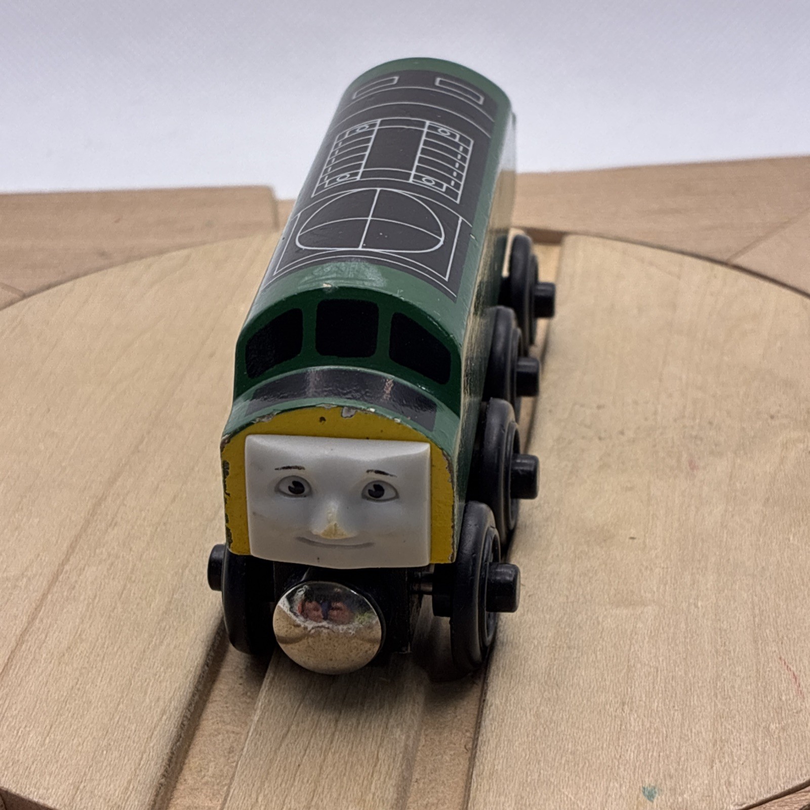 Thomas Wooden Railway Green D261 The Diesel Train Vintage 1997 Britt Allcroft