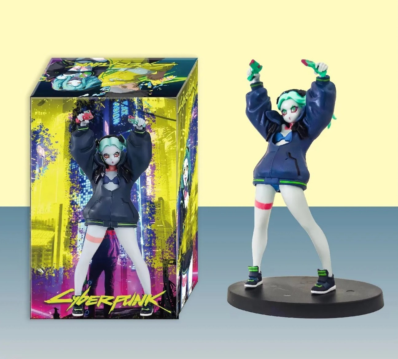 16CM Cyberpunk Edgerunners Rebecca PVC Anime Figure Collectible Model Statue Toy