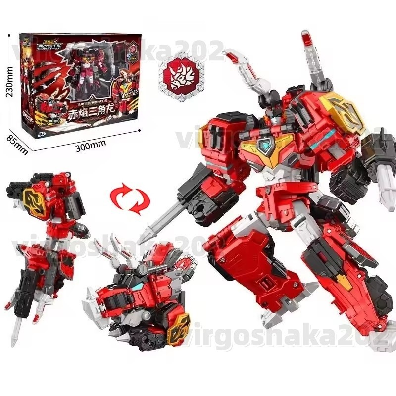 MiniForce Dinoid Transformation Robot THUNDER TYRA Dinosaur Toys Action Fgure